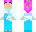 blue kimono girl