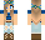 blue swag girl