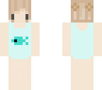 chibi girl swimming