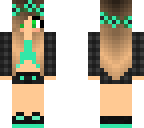 cute black and turquoise edit