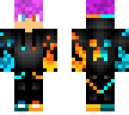 fire and ice pink hair