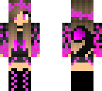 girl pink fucsia cat