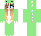 green baby dino girl
