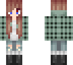 green flannel female ram girl