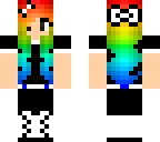 rainbow haired girl