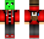 slime mask with backpack