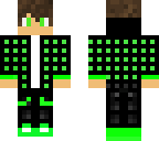 black and green plad