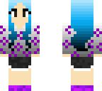 blue ombre hair and tiny edit