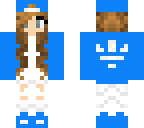 cute girl blue