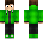green hoodie boy