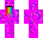 pink barfing clowed