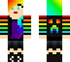 rainbow girl