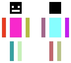 black skeleton and a  rainbow