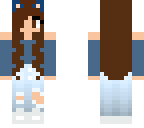 blue cat girl