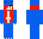 blue dino girl