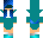 blue riding hood person