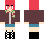 cute girl with short red hair