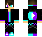 purple and teal