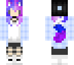 blue purple wolf