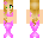 cute pink mermaid