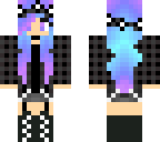 edited pastel goth girl