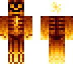 incinerated skeleton