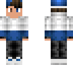 mr blue and white