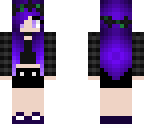 purple hair girl