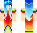 basic fire water plant girl