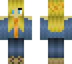 blond haired girl with orange shirt