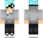 blue hair glasses