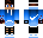 blue nike boy