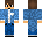 blue trench coat