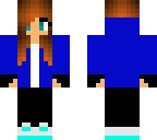 cool blue girl
