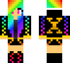 cute rainbow girl