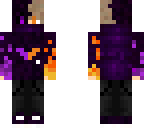 dark purple and orange flame guy