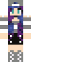 galaxy haired girl