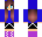minecraft hoodie girl