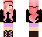 pink hair fall