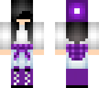 purple plaid beanie with mask edit