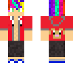 rainbow hair bow