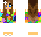 rainbow ti-dye girl