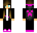 black and pink creeper