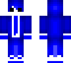 blue haired masked psycho killer