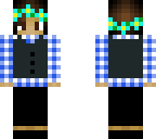 boy in flannel with flower crown
