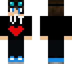 dantdm goggles with undertale shirt