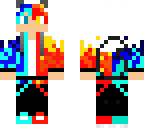 fire and ice fox boy