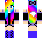 kawaii rainbow cat girl