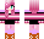 pink haired girl