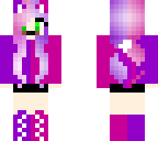 purple magenta kawaii dog 